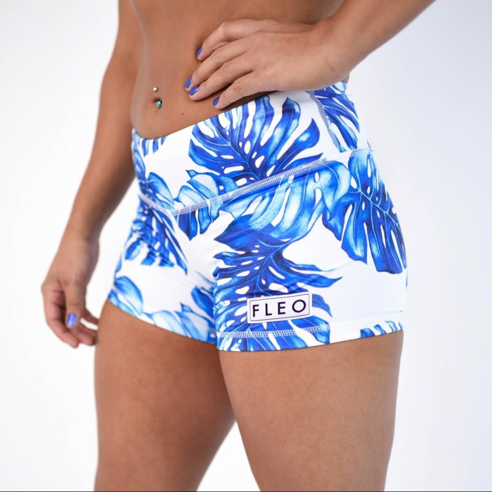 FLEO | Blue Monstera Leaves 3.25”